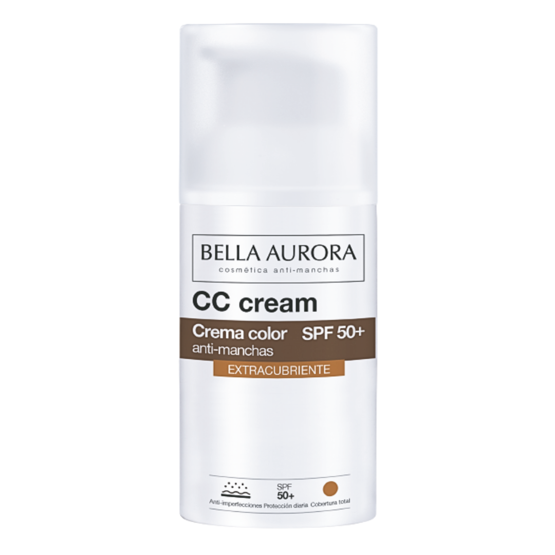 Bella Aurora CC Creme Anti-Taches Extra-Couvrante Spf50+ 30ml Maroc