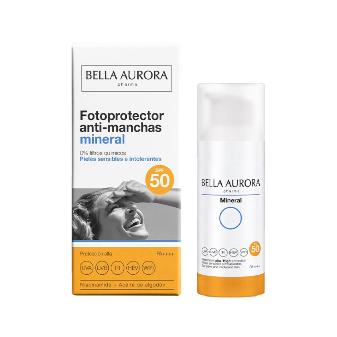 Bella Aurora Ecran Solaire Mineral Spf50 50ml Maroc