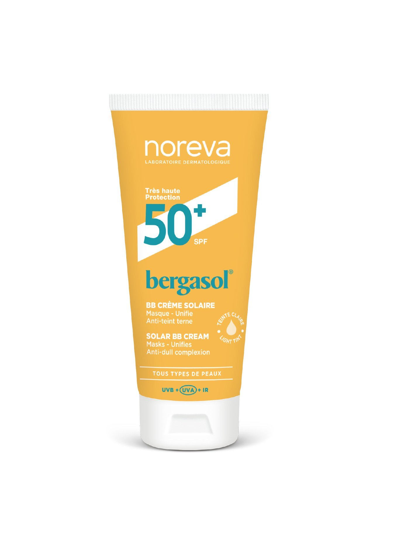 NOREVA Bergasol BB Créme Solaire SPF 50+ Teinte Claire 40ml Maroc