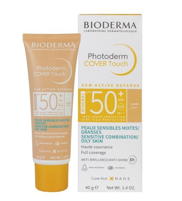 BIODERMA Photoderm Cover Touch Teinte Claire Spf50+ Peaux Sensibles Mixtes à Grasses 40g Maroc