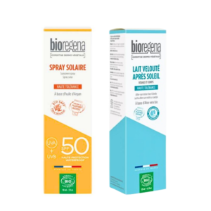 BIOREGENA Duo Pack Spray Solaire 90ml+lait Veloute 125ml -50% Maroc