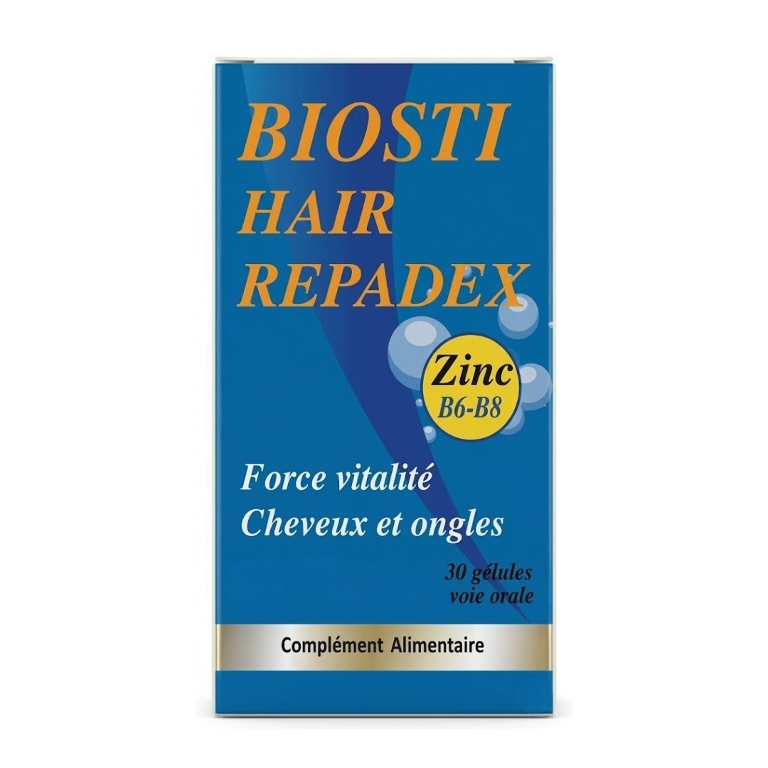 Biosti Hair Zinc B6-B8 30 Gelules Maroc