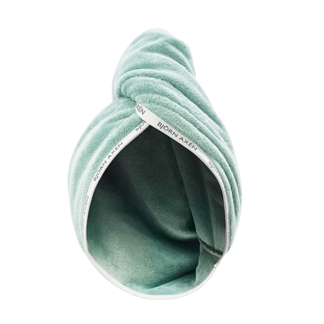 Bjorn Axen Serviette Turban Pour Cheveux Verte Maroc