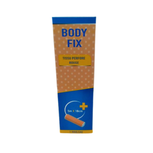 BODY FIX Sparadrap Perfore 5 X 18cm Rouge Maroc