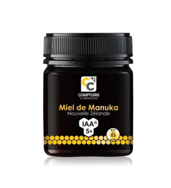 COMPTOIRS ET COMPAGNIES Miel de Manuka Iaa5+ Mgo 83 250g Maroc