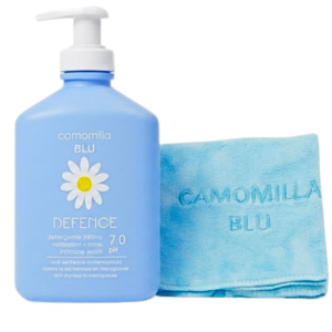 CAMOMILLA BLU Defence PH 7.0 300ml+serviette Trousse Maroc