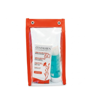 Centaurea Trousse Solaire Duo Crème Solaire Invisible SPF 50+ 50 ml + Gel Moussant Format Voyage Offert Maroc