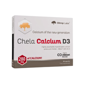 Olimp Labs Chela Calcium d3 280 mg de Calcium 30 Capsules Maroc