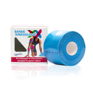COMFORT Bande Kinesiologie 5mx5cm Bleu Maroc