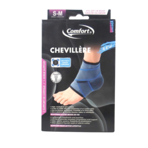 COMFORT Chevillere Starpping Noir Small-Medium Maroc
