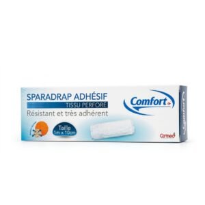 COMFORT Sparadrap Adhesif Blanc 1mx10cm Maroc