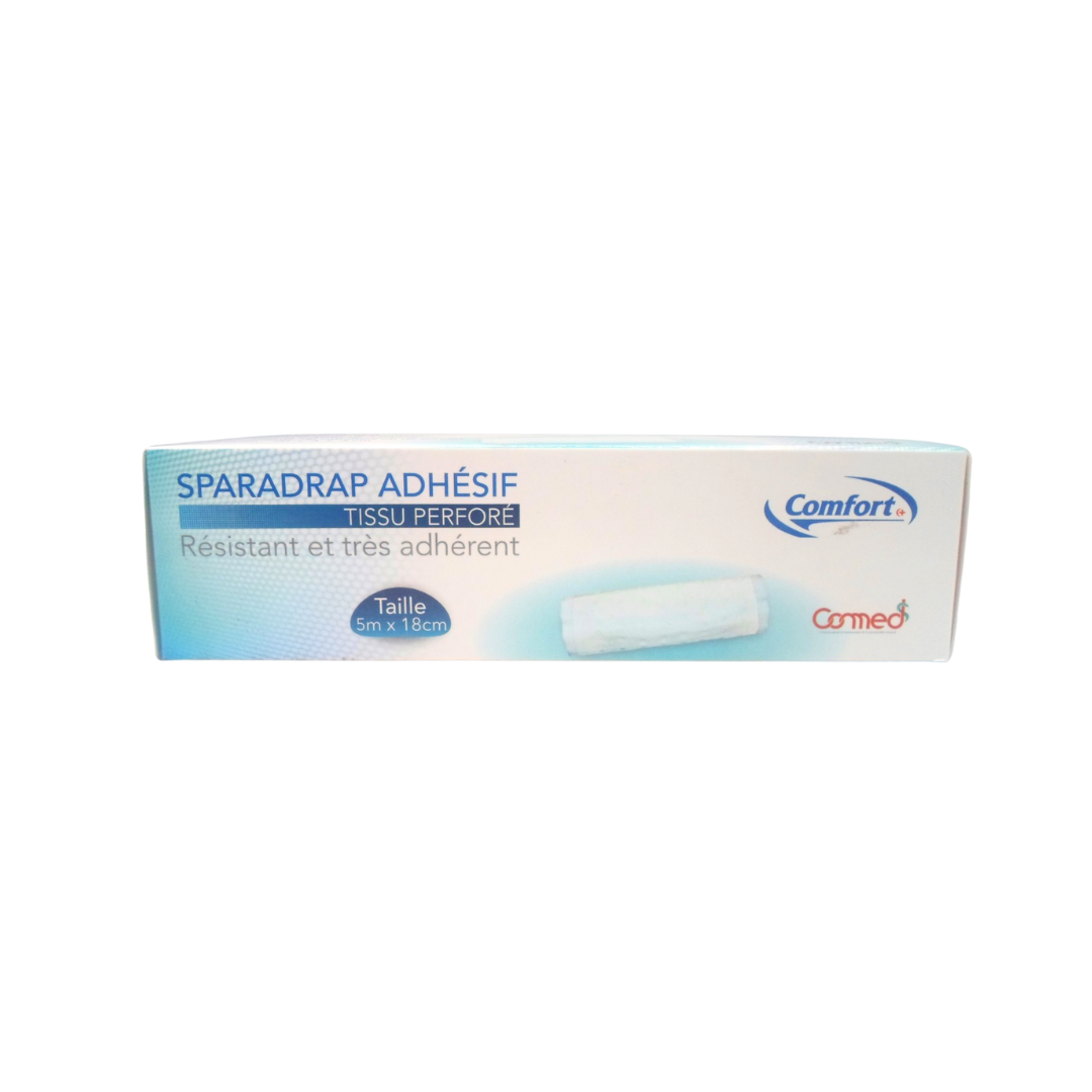 COMFORT Sparadrap Adhesif Blanc 5m X 18cm Maroc