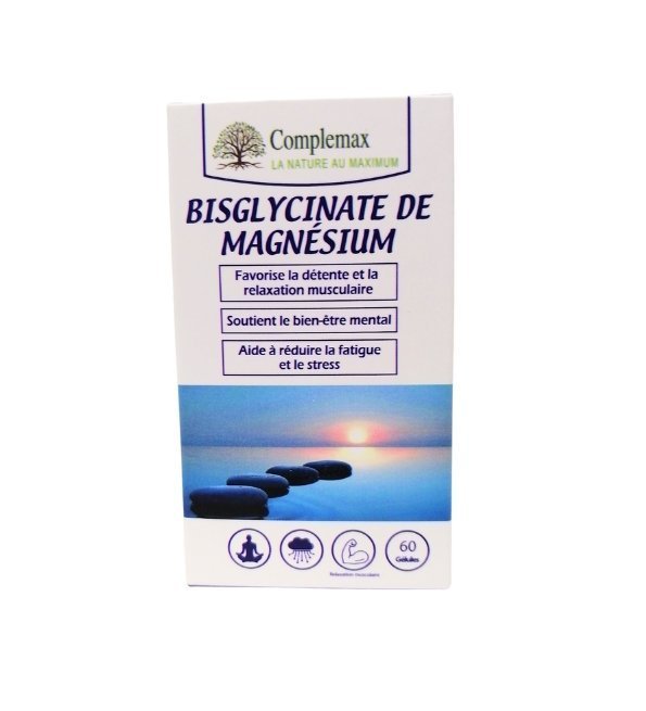 COMPLEMAX Bisglycinate de Magnesium 60 Gelules Maroc
