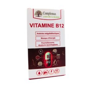 COMPLEMAX Vitamine B12 60 Gelules Maroc