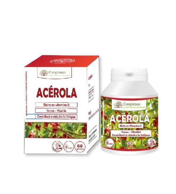 COMPLEMAX Acerola 500mg 60 Gelules Maroc