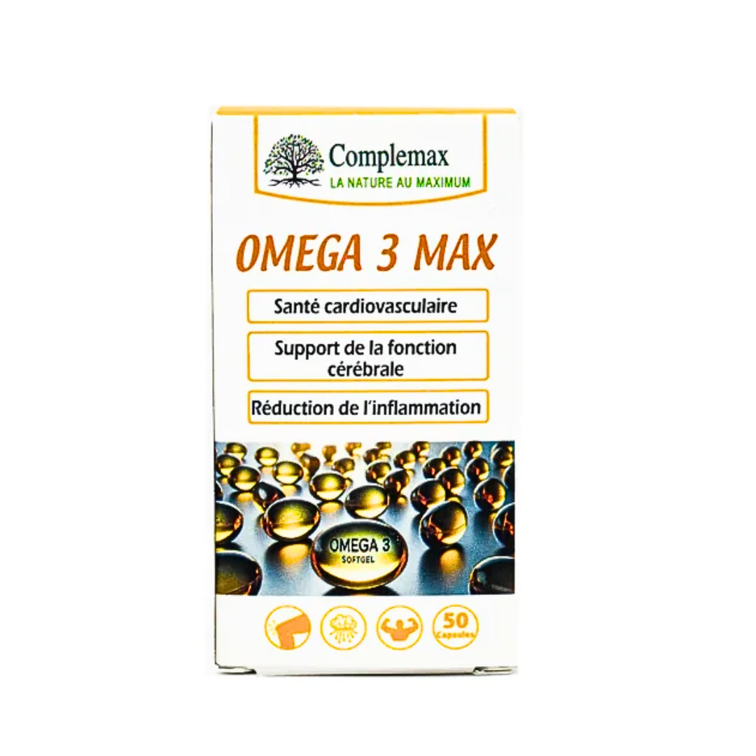 COMPLEMAX Omega3 Max 50 Gelules Maroc