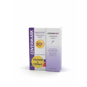 COVERMARK Luminous Serum + Rayblock Normal Invisible Pack Maroc