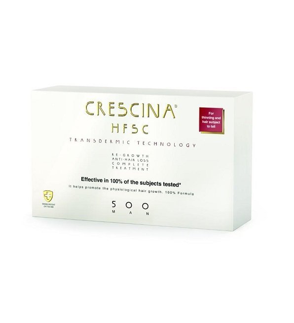 Crescina Hfsc transdermic complet 500 man 10+10*3.5ml Maroc