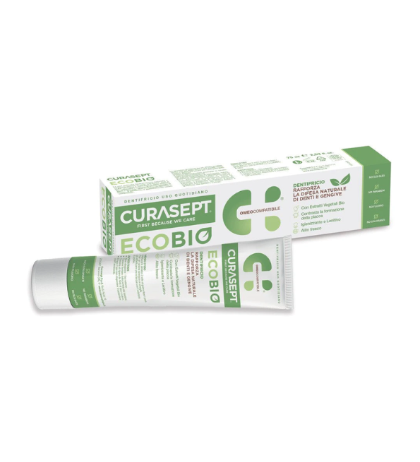 CURASEPT Dentifrice Naturel Bio Ecobio 75ml Maroc