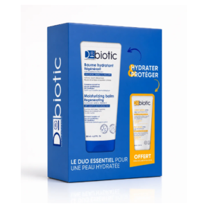 D-BIOTIC Duo Essentiel Baume Hydratant Régénérant 200 ml + Mini Crème Solaire SPF 50+ Offerte Maroc