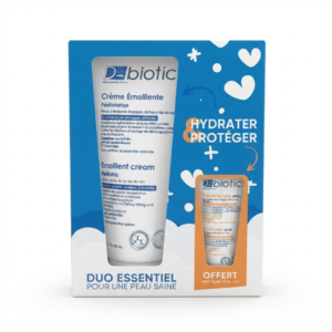 D-BIOTIC Duo Essentiel Crème Émolliente Pédiatrique + Mini Crème Solaire Offerte Maroc