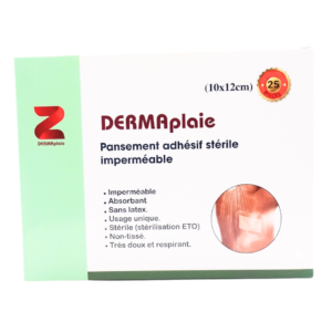 DERMAPLAIE Pansement Adhesif Steril 10x12cm Maroc