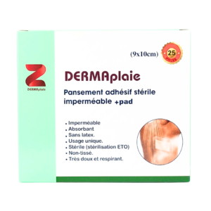 DERMAPLAIE Pansement Adhesif Steril 9x10cm Maroc