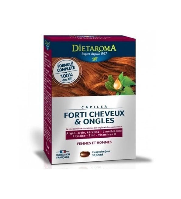 Dietaroma Forti cheveux & ongles 60capsules Maroc