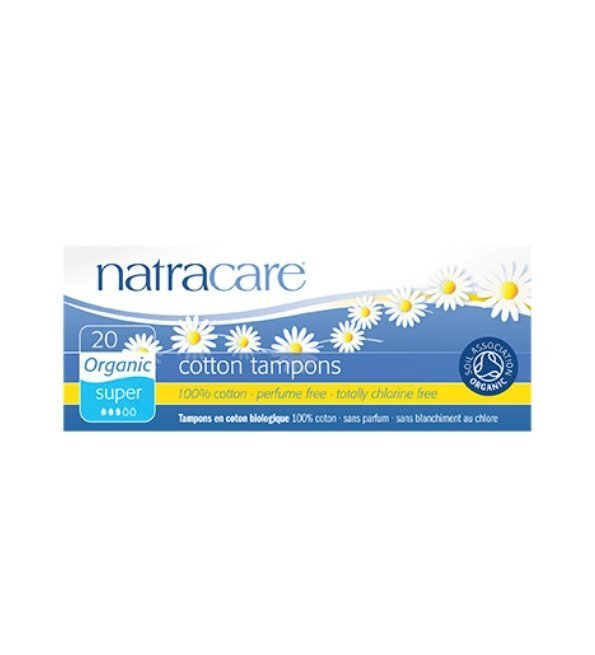 Natracare Tampons Super sans Applicateur 20 Unites Maroc