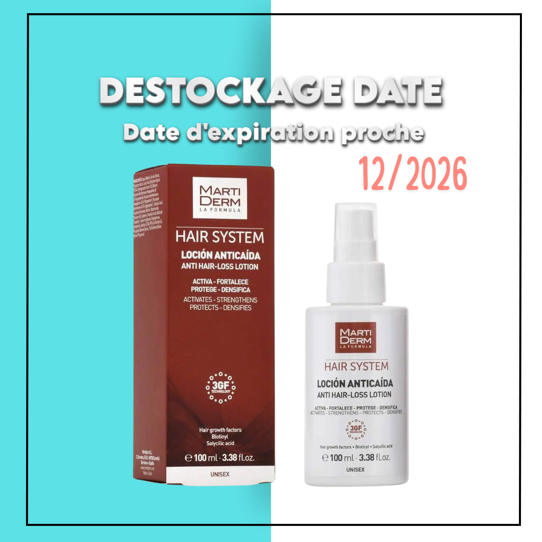 Martiderm Hair System Lotion Anti-Chute 100ml – Destockage Date Maroc