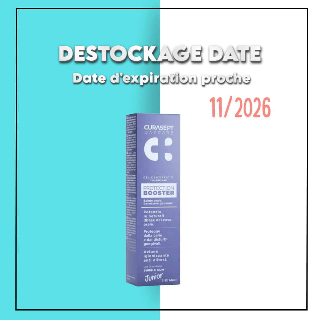 CURASEPT Daycare Dentifrice Booster Junior 7-12 Ans 50ml – Destockage Date Maroc