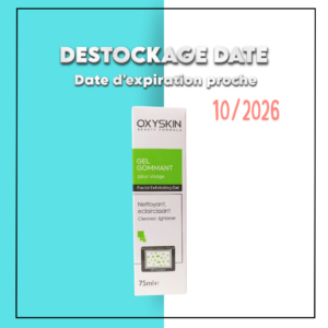 OXYSKIN Gel Gommant Eclaircissant 75ml – Destockage Date Maroc