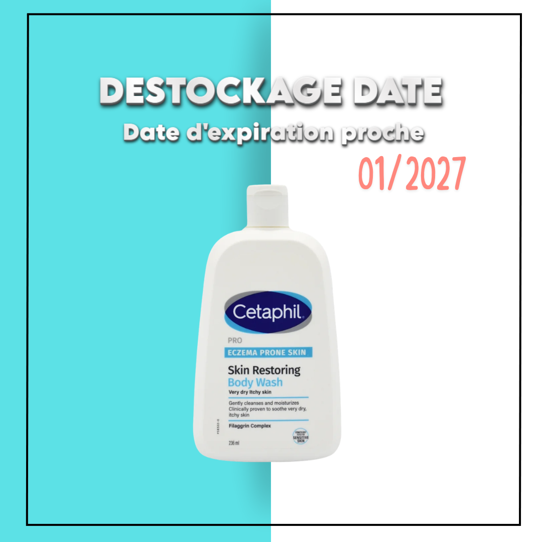 CETAPHIL Skin Restoring Body Wash 236ml – Destockage Date Maroc
