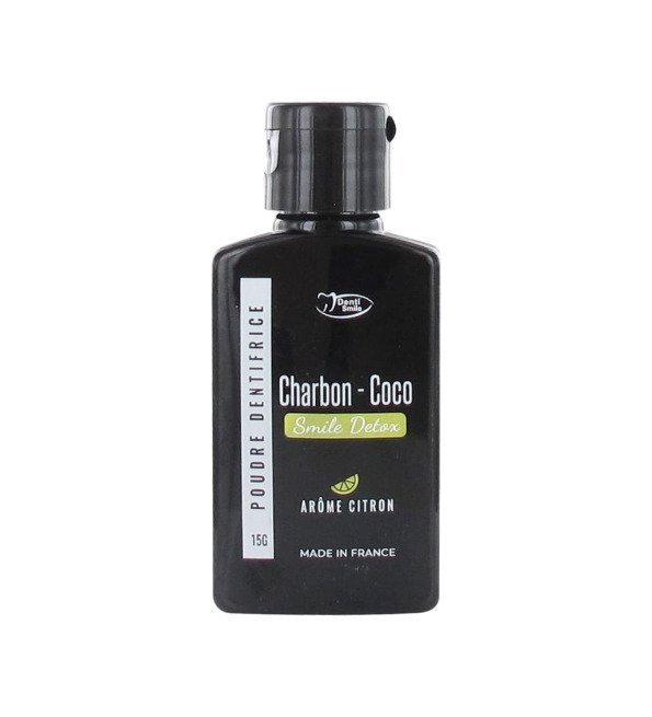 Denti-Smile Poudre Blancheur au Charbon « Arome Citron » 15g Maroc