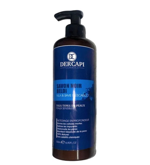 DERCAPI Savon Noir Beldi Nila 500ml Maroc