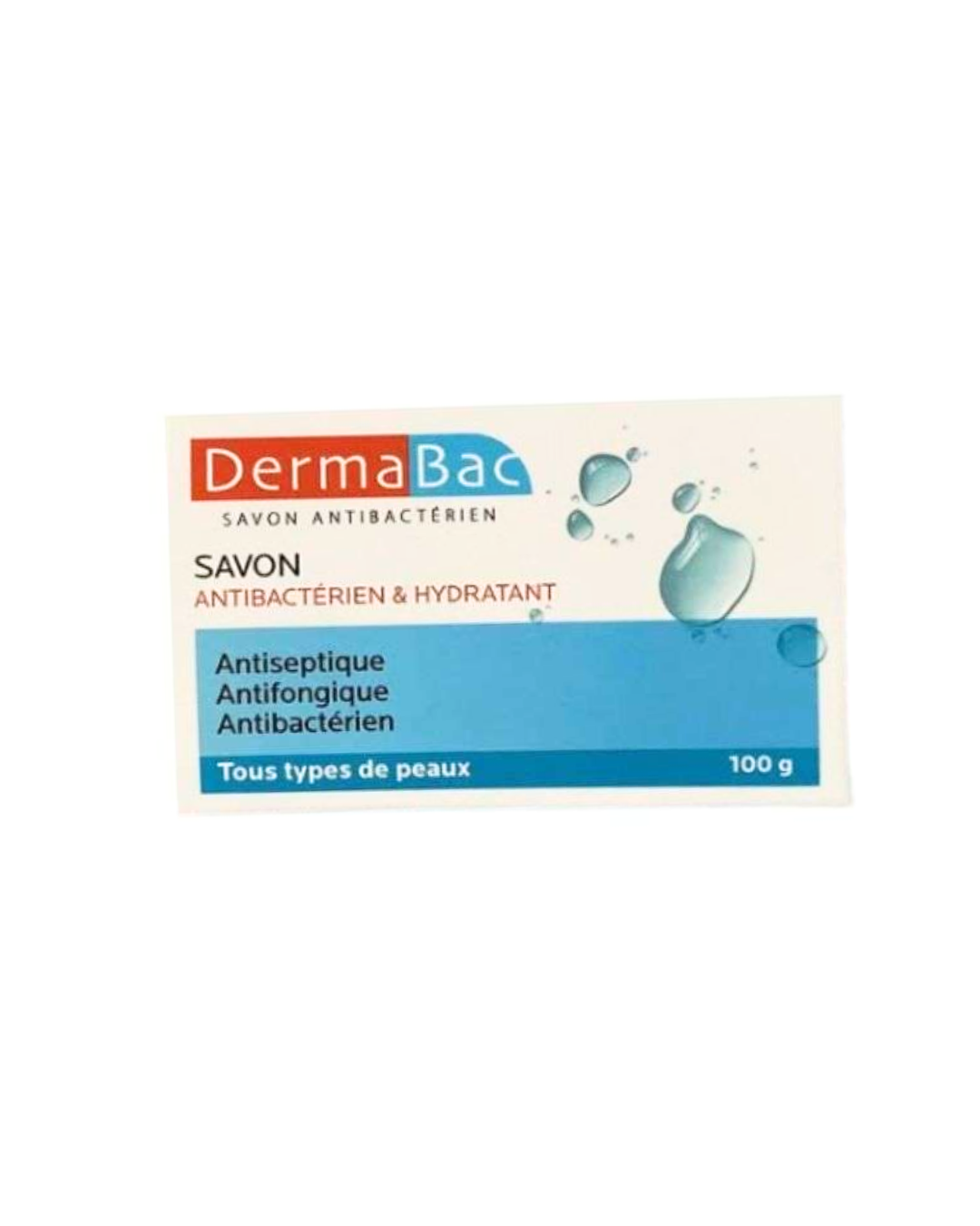 Dermabac Savon Antibacterien & Hydratant 100g Maroc