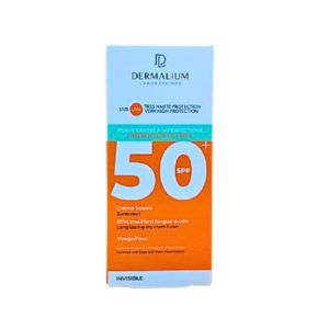 DERMALIUM Ecran Solaire Peaux Grasse a Imperfections Spf50+ 50ml Maroc