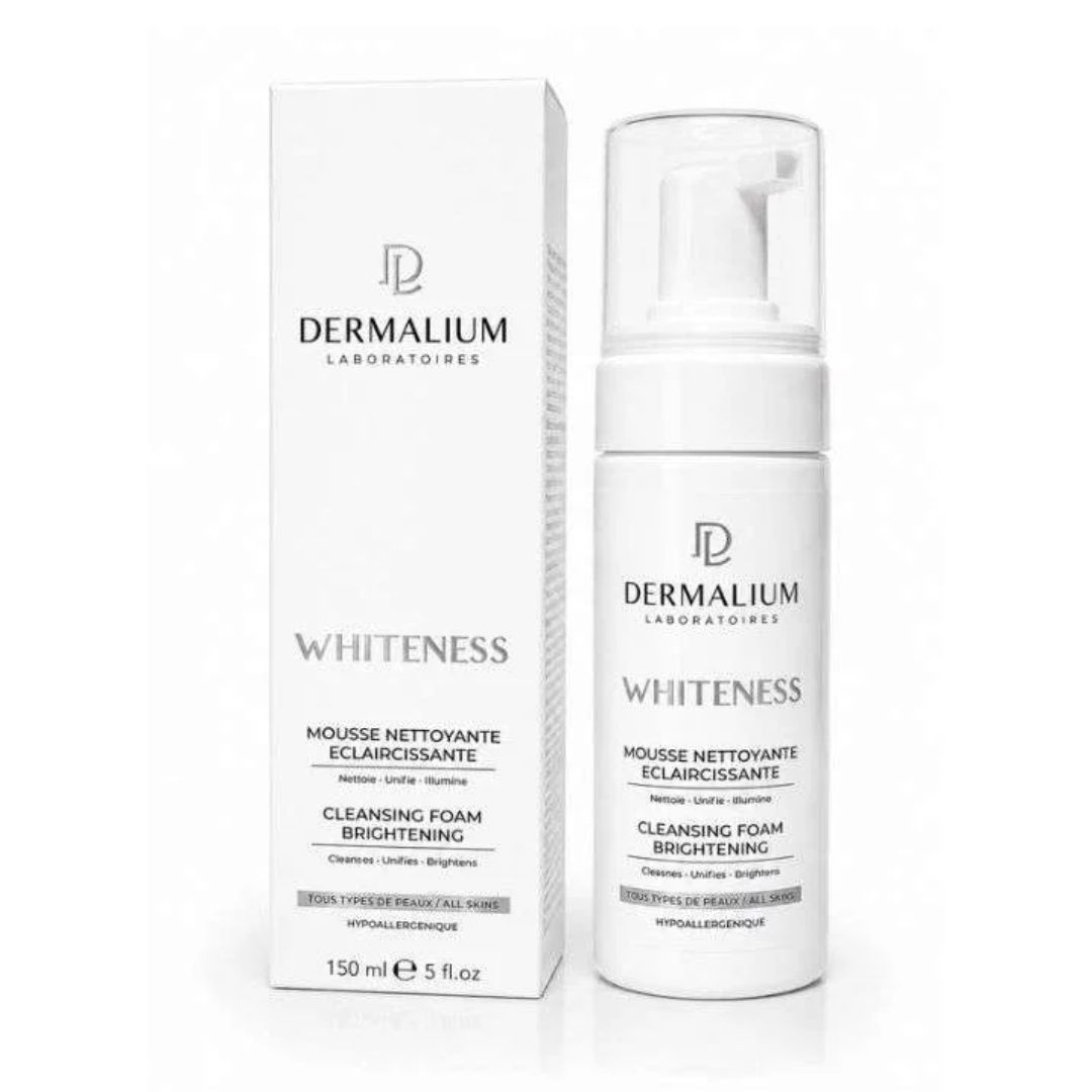 DERMALIUM Whiteness Mousse Nettoyante Eclaircissante 150ml Maroc