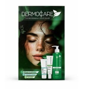 DERMOCARE Ecran Fluide +creme Eclaircissant+gel Nettoyant 200ml Pack Maroc
