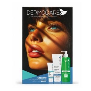 DERMOCARE Ecran Fluide + Creme Gommante + Gel Nettoyante 200ml Pack Maroc