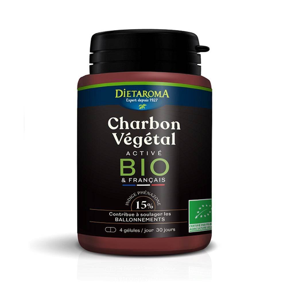 DIETAROMA Charbon Vegetal 120 Gelules Maroc