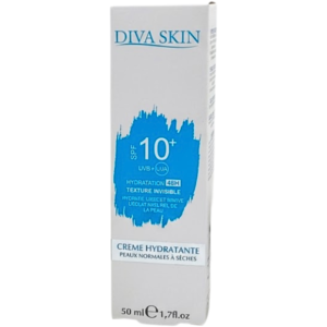 DIVA SKIN Creme Hydratante Peaux Seches Spf10+ 50ml Maroc