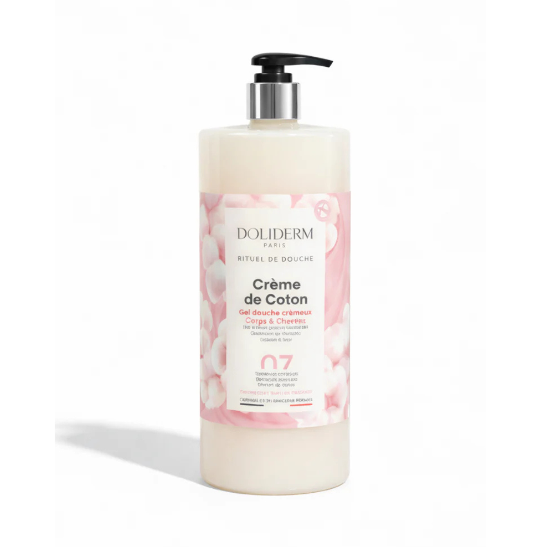DOLIDERM Gel Douche 07 Creme de Coton 1l Maroc
