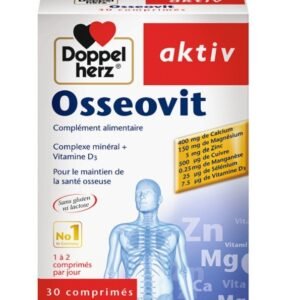 DOPPEL HERZ Aktiv Osseovit 30 Comprimes Maroc