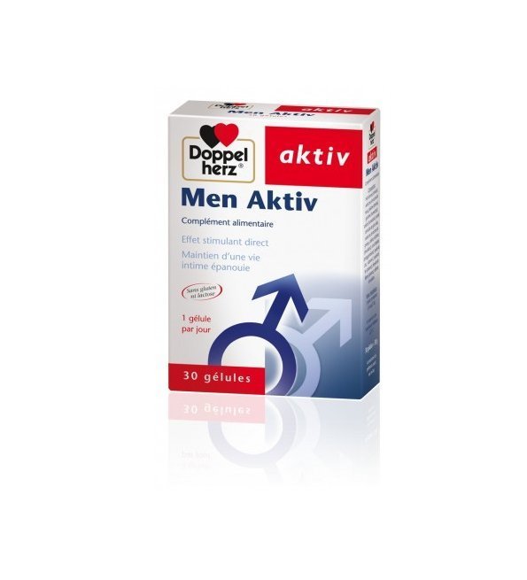 DOPPEL HERZ Men Aktiv 30 Capsules Maroc