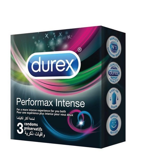 DUREX Performax Intense 3 Préservatifs Maroc