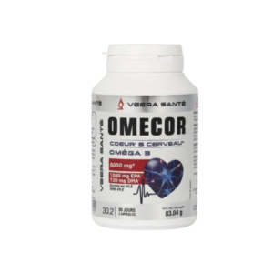 ERIC FAVRE Omega 3 Cœur & Cerveau 6000 mg 60 Capsules Maroc
