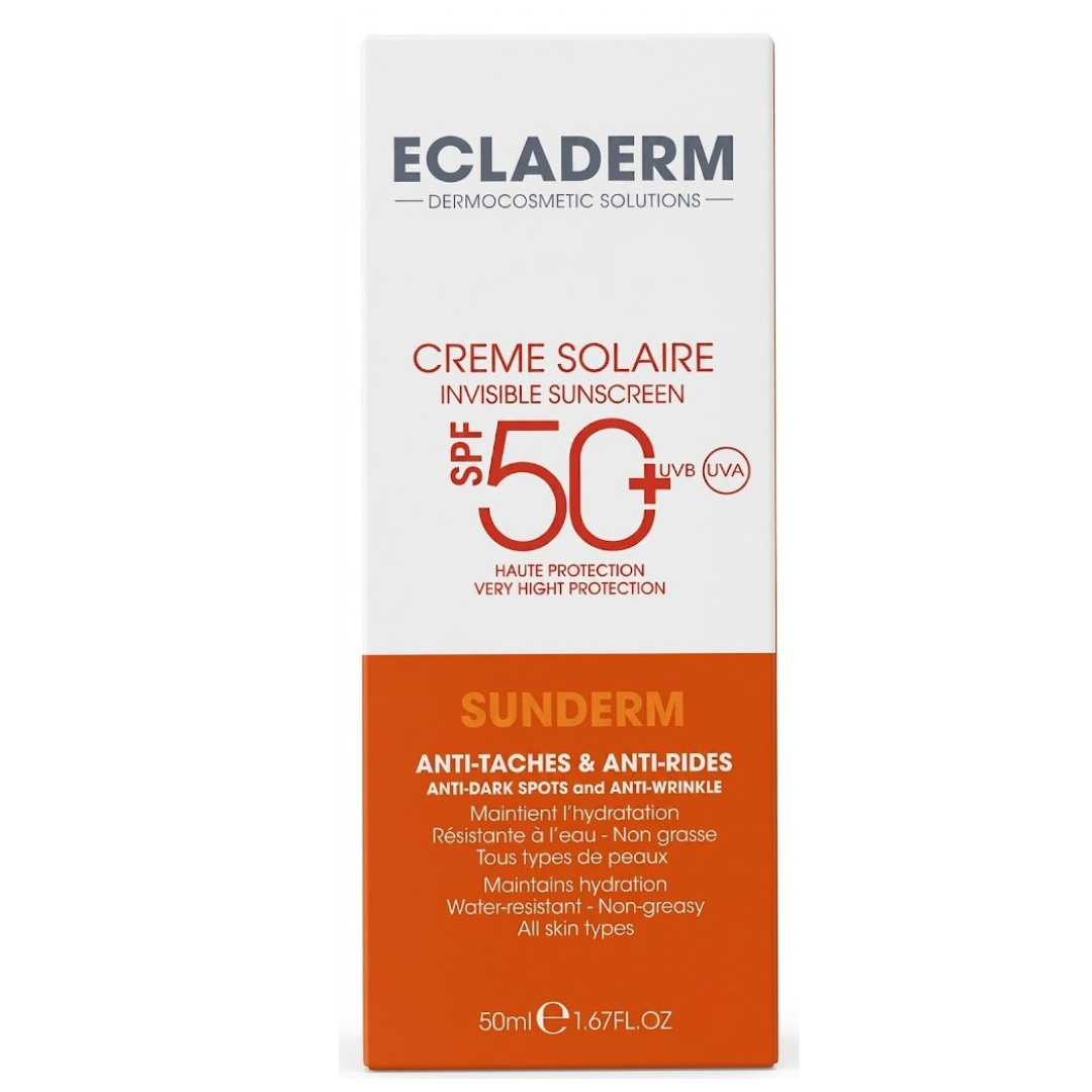 ECLADERM Anti Taches Sun Derm Invisible Spf50+ 50ml Maroc