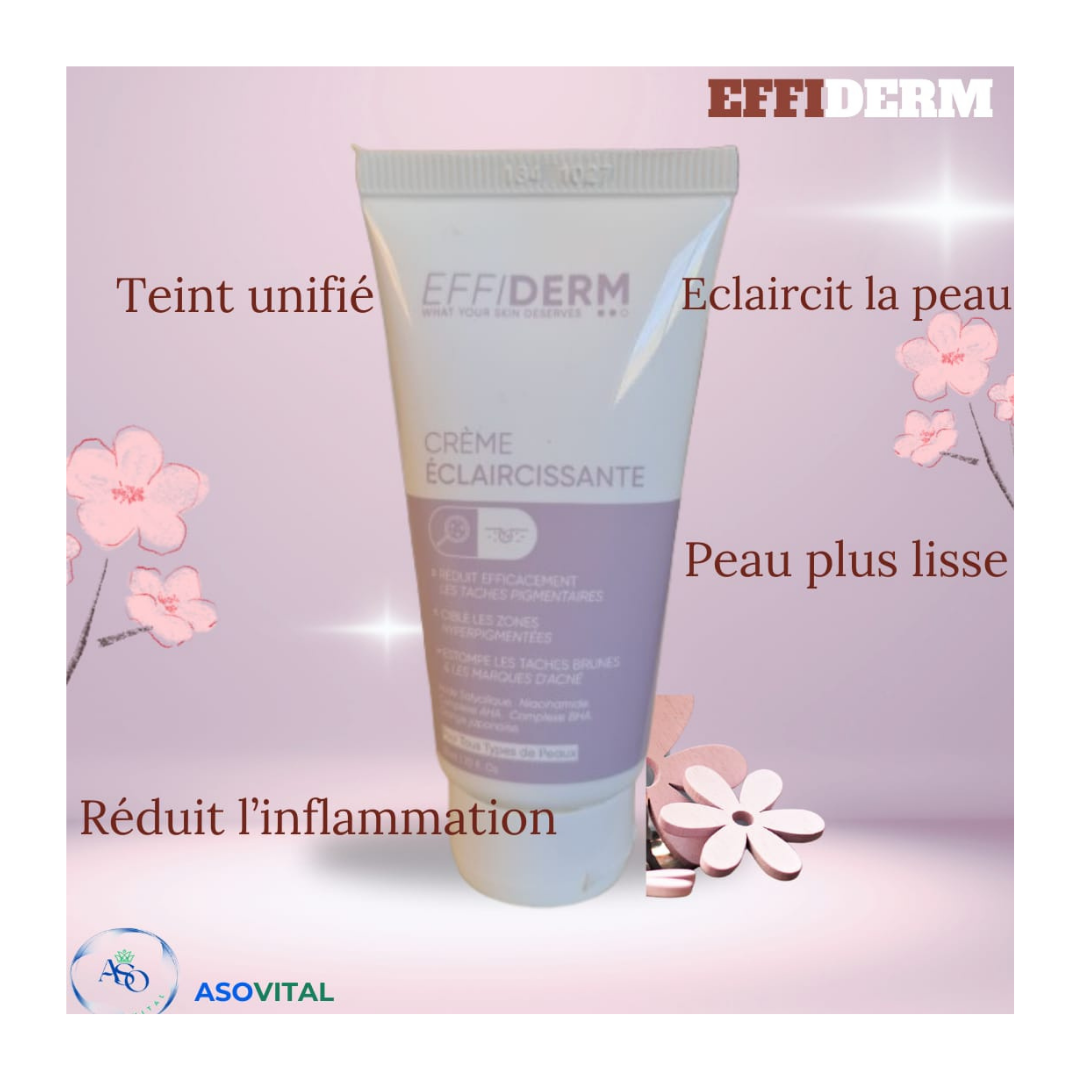 Effiderm Creme Eclaircissante 50ml Maroc