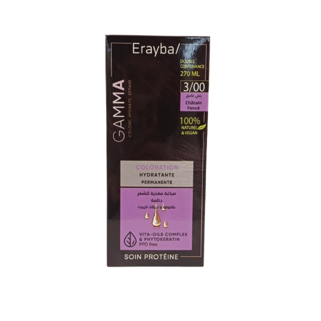 GAMMA Erayba Gamma Coloration 3/00 Chatain fonce Maroc